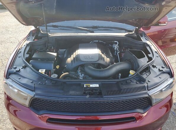 1C4SDJCTXJC187188 2018 DODGE DURANGO Maroon Շարժիչի բաժամունքի տեսք