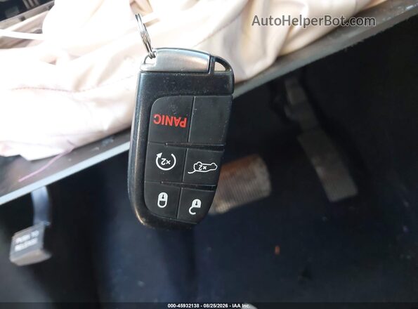 1C4SDJCTXLC325363 2020 DODGE DURANGO Black Dashboard view