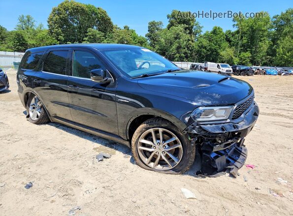 1C4SDJCTXMC716076 2021 DODGE DURANGO Black Передня права чверть