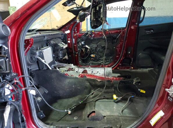 1C4SDJCTXNC186936 2022 DODGE DURANGO Burgundy Vista interior delantera
