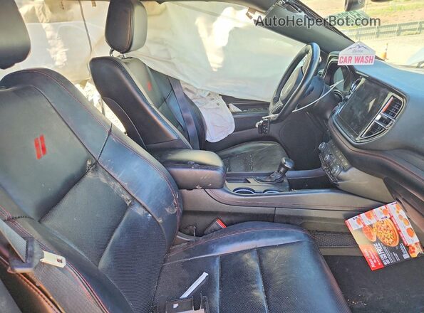 1C4SDJCTXPC547262 2023 DODGE DURANGO Gray Front interior view