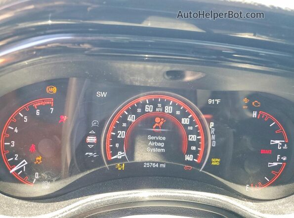 1C4SDJCTXPC683178 2023 DODGE DURANGO Black Vista del cuadro de instrumentos
