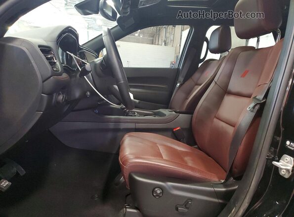 1C4SDJCTXSC558318 2025 DODGE DURANGO Black Widok wnętrza z przodu
