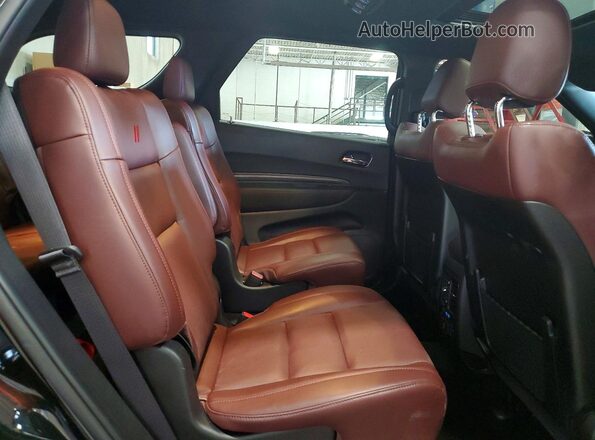 1C4SDJCTXSC558318 2025 DODGE DURANGO Black Widok wnętrza z tyłu