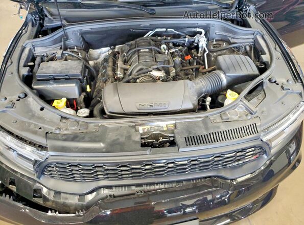 1C4SDJCTXSC558318 2025 DODGE DURANGO Black Widok komory silnika