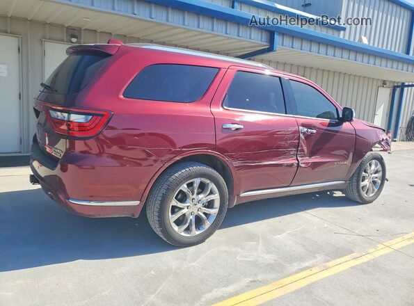 1C4SDJET3GC460641 2016 DODGE DURANGO Maroon Задня права чверть