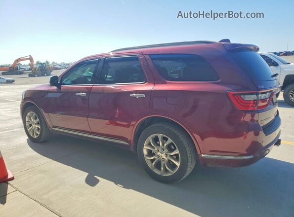 1C4SDJET3GC460641 2016 DODGE DURANGO Maroon Задня ліва чверть