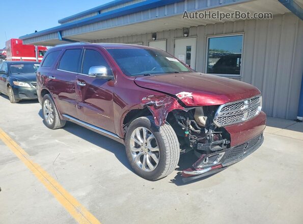 1C4SDJET3GC460641 2016 DODGE DURANGO Maroon Передня права чверть