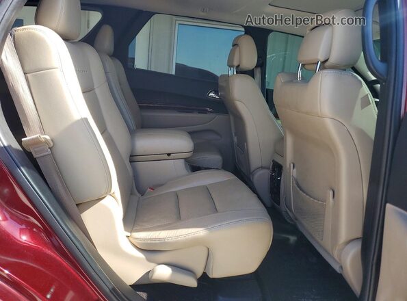 1C4SDJET3GC460641 2016 DODGE DURANGO Maroon Вид задньої частини салону