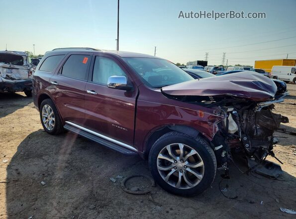 1C4SDJET3JC402990 2018 DODGE DURANGO Burgundy წინა მარჯვენა