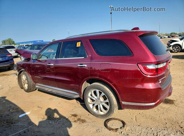 1C4SDJET3JC402990 2018 DODGE DURANGO Burgundy უკანა მარცხენა