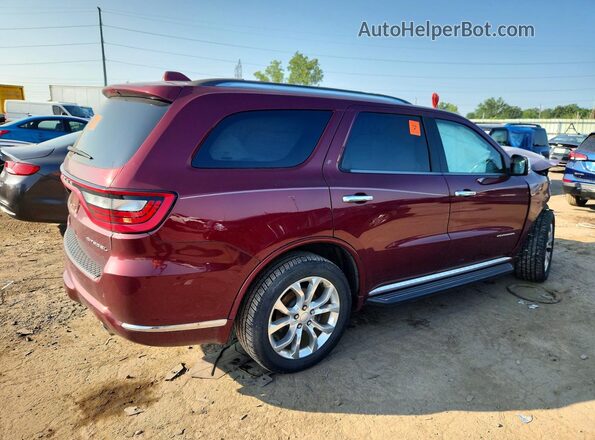 1C4SDJET3JC402990 2018 DODGE DURANGO Burgundy უკანა მარჯვენა