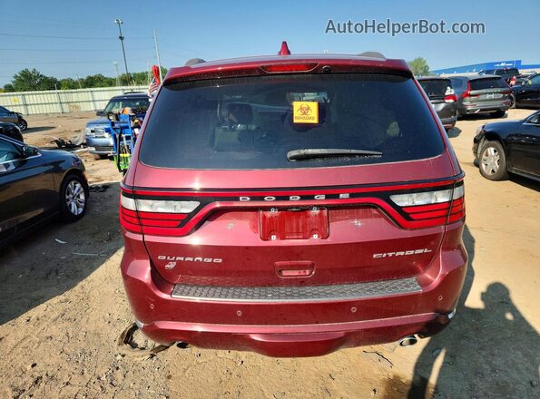 1C4SDJET3JC402990 2018 DODGE DURANGO Burgundy უკანა ხედი