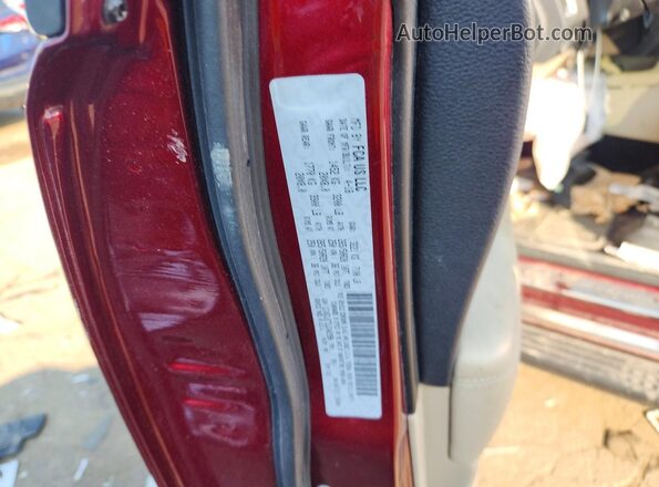 1C4SDJET3JC402990 2018 DODGE DURANGO Burgundy VIN კოდის სტიკერის ხედი