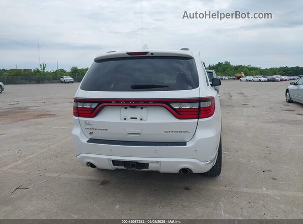 1C4SDJET4JC394933 2018 DODGE DURANGO White 