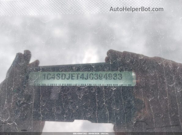 1C4SDJET4JC394933 2018 DODGE DURANGO White Շարժիչի բաժամունքի տեսք