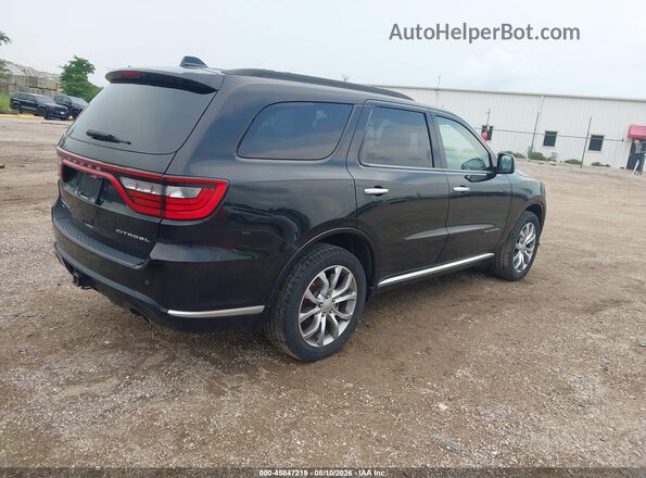1C4SDJET9HC643933 2017 DODGE DURANGO Black Tył prawy
