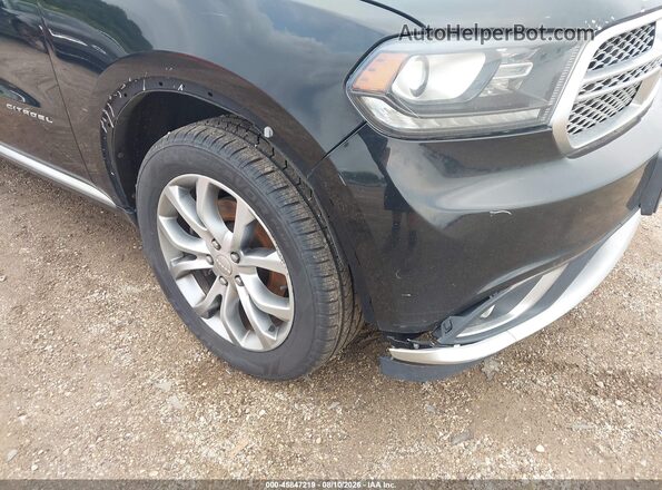 1C4SDJET9HC643933 2017 DODGE DURANGO Black Widok z przodu