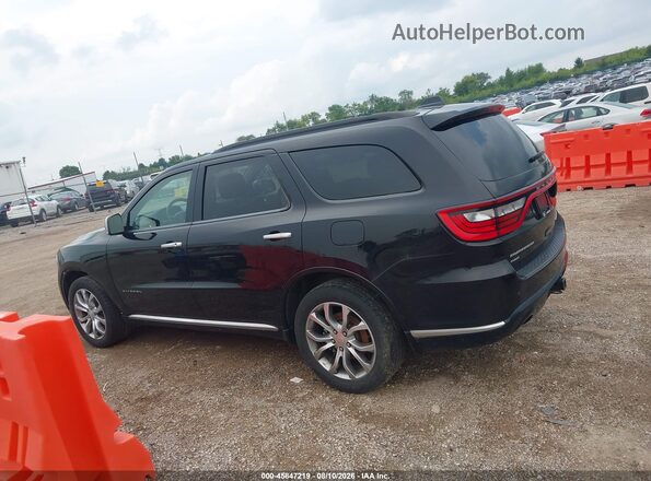 1C4SDJET9HC643933 2017 DODGE DURANGO Black Widok wnętrza 360 stopni