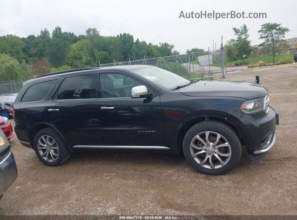 1C4SDJET9HC643933 2017 DODGE DURANGO Black Widok wnętrza z tyłu
