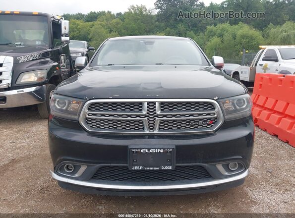 1C4SDJET9HC643933 2017 DODGE DURANGO Black Widok zestawu wskaźników