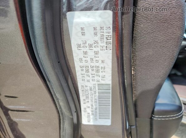 1C4SDJET9HC666919 2017 DODGE DURANGO Gray VIN կոդի պիտակի տեսք