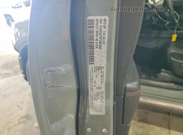 1C4SDJET9PC691253 2023 DODGE DURANGO Gray Панорамний вид салону 360°