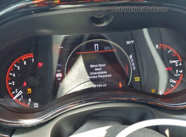 1C4SDJFT0PC583991 2023 DODGE DURANGO Черный Вид щитка приборов
