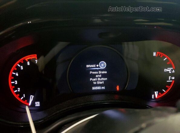 1C4SDJFT0PC673707 2023 DODGE DURANGO Black Вид щитка приладів