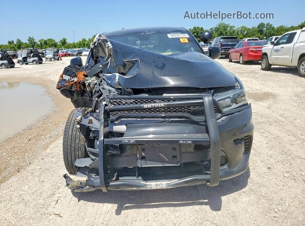 1C4SDJFT0PC688790 2023 DODGE DURANGO Black წინა ხედი