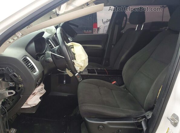 1C4SDJFT3KC631945 2019 DODGE DURANGO White Widok wnętrza z przodu