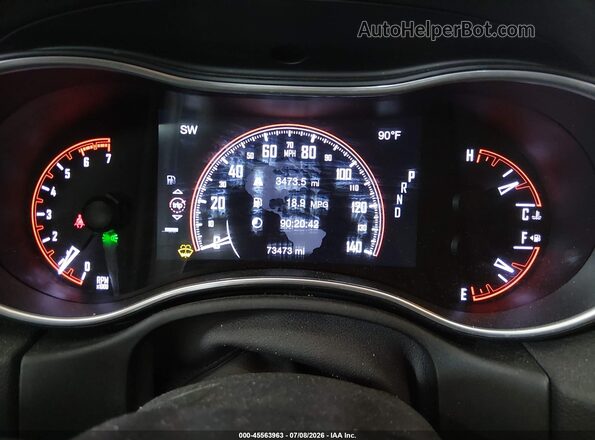 1C4SDJFT3KC701119 2019 DODGE DURANGO White Vista de los asientos traseros