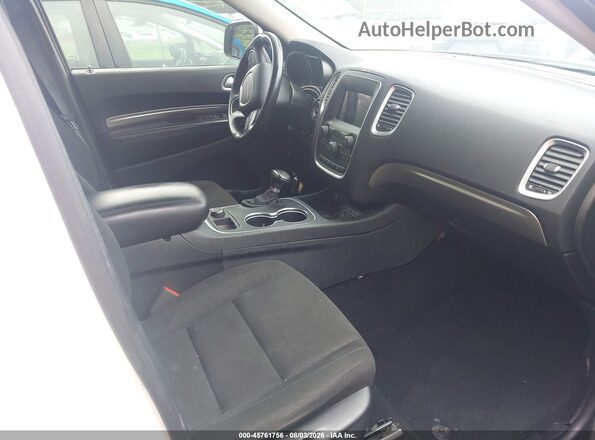 1C4SDJFT5KC745350 2019 DODGE DURANGO White წინა სალონის ხედი