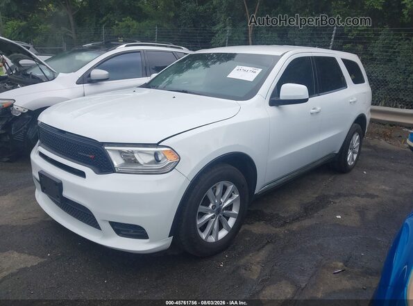 1C4SDJFT5KC745350 2019 DODGE DURANGO White წინა მარცხენა ხედი სამი მეოთხედიდან