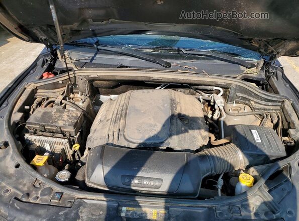 1C4SDJFT8PC673860 2023 DODGE DURANGO Black Widok wnętrza z tyłu
