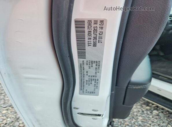 1C4SDJFT9RC134988 2024 DODGE DURANGO White VIN կոդի պիտակի տեսք