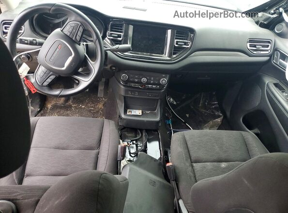 1C4SDJFTXNC200250 2022 DODGE DURANGO Black Dashboard view