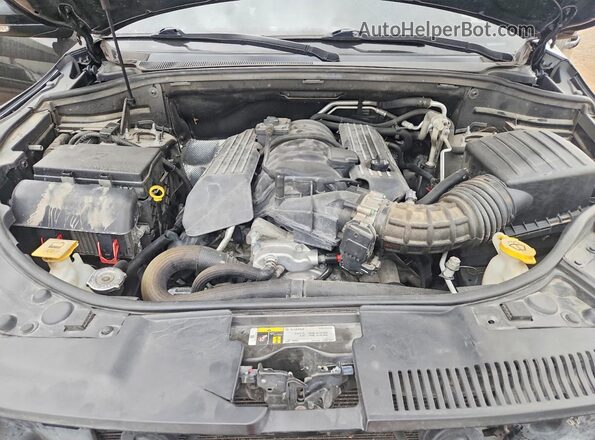 1C4SDJGJ1LC192968 2020 DODGE DURANGO Black Engine compartment view