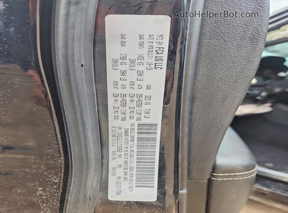 1C4SDJGJ1LC192968 2020 DODGE DURANGO Black 360 interior view