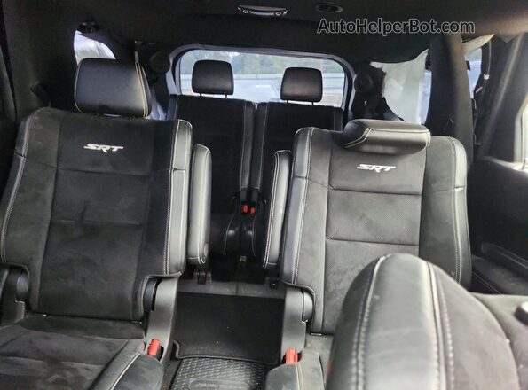 1C4SDJGJ1LC192968 2020 DODGE DURANGO Black Rear seats view