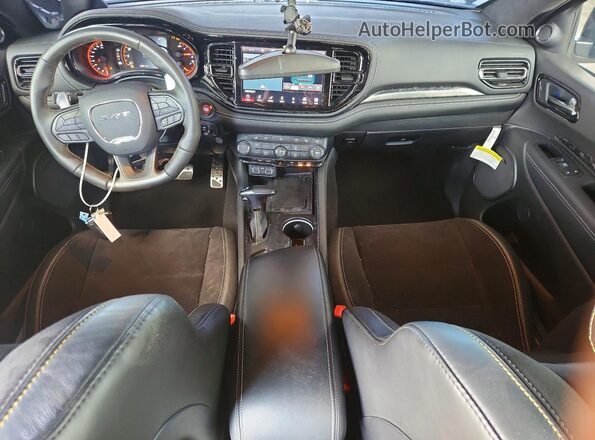 1C4SDJGJ1RC221605 2024 DODGE DURANGO Черный Вид панели приборов