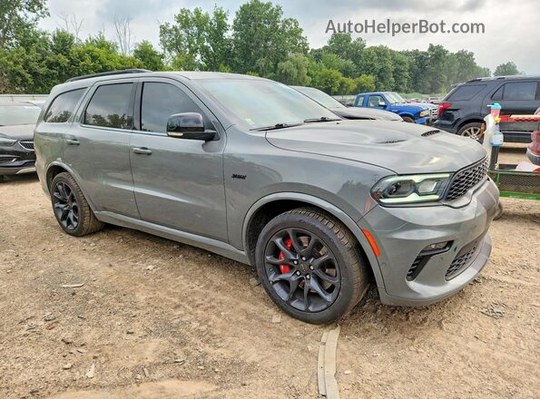 1C4SDJGJ2PC545370 2023 DODGE DURANGO Серый Передняя правая четверть
