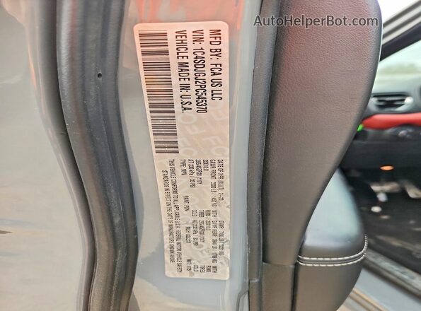 1C4SDJGJ2PC545370 2023 DODGE DURANGO Серый Вид наклейки с VIN-кодом
