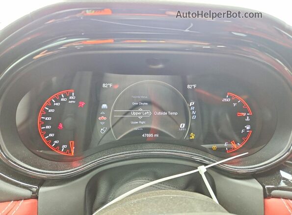 1C4SDJGJ2PC545370 2023 DODGE DURANGO Серый Вид щитка приборов