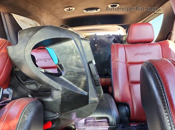 1C4SDJGJ4JC159539 2018 DODGE DURANGO Black Вид задніх сидінь
