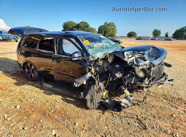 1C4SDJGJ4JC159539 2018 DODGE DURANGO Black Передня права чверть