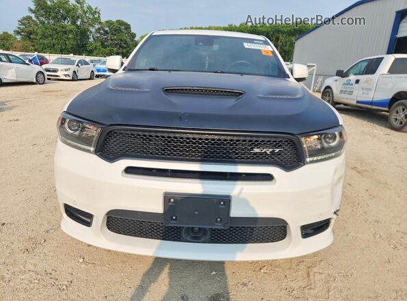 1C4SDJGJ4JC473174 2018 DODGE DURANGO Белый Вид спереди