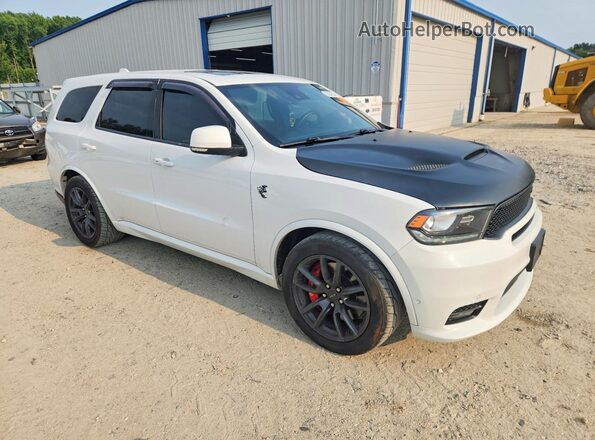 1C4SDJGJ4JC473174 2018 DODGE DURANGO Белый Передняя правая четверть