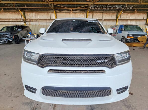 1C4SDJGJ6JC213617 2018 DODGE DURANGO White Widok z przodu