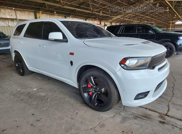 1C4SDJGJ6JC213617 2018 DODGE DURANGO White Przód prawy